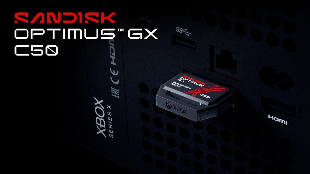 SANDISK Optimus GX C50 Storage Expansion Card For XBOX Series X|S - YouTube