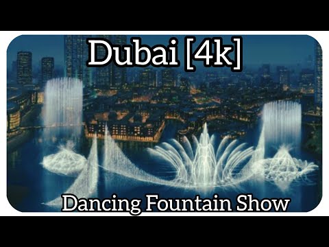 Mesmerizing Dubai: Dancing Fountain Show, Burj Khalifa, Lake [4k] Part 2