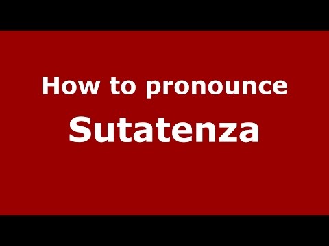 How to pronounce Sutatenza (Colombian Spanish/Colombia)  - PronounceNames.com