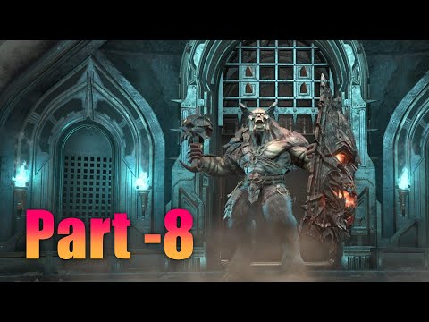 DOOM ETERNAL Walkthrough Part 8 -Gladiator Boss Fight!!!