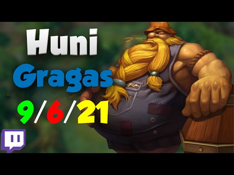 SKT T1 Huni Gragas vs Maokai TOP Ranked Challenger Korea High Elo