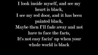 The Rolling Stones-Paint It Black (lyrics)