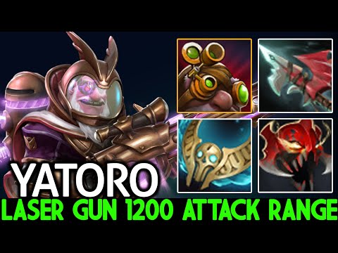 YATORO [Sniper] Laser Gun Max 1200 Attack Range Free Hit Dota 2