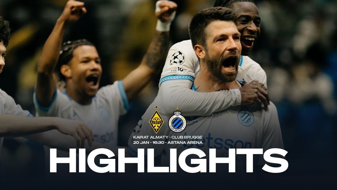 Kairat Almaty vs Club Brugge KV Highlights