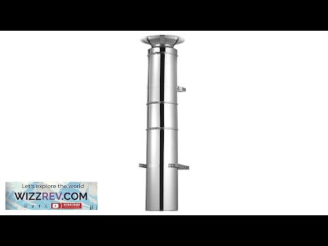 VEVOR Double Wall Insulated Chimney Pipe 6 x 36 inch Stainless Steel