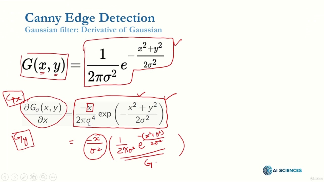 190 Derivative of Gaussian Implementation