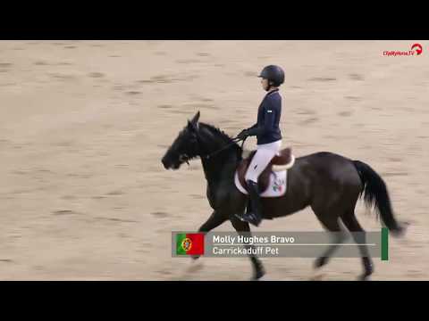 Preis der Firma Ensinger Mineral-Heilquellen GmbH - FEI Pony Jumping Trophy - Molly Hughes Bravo