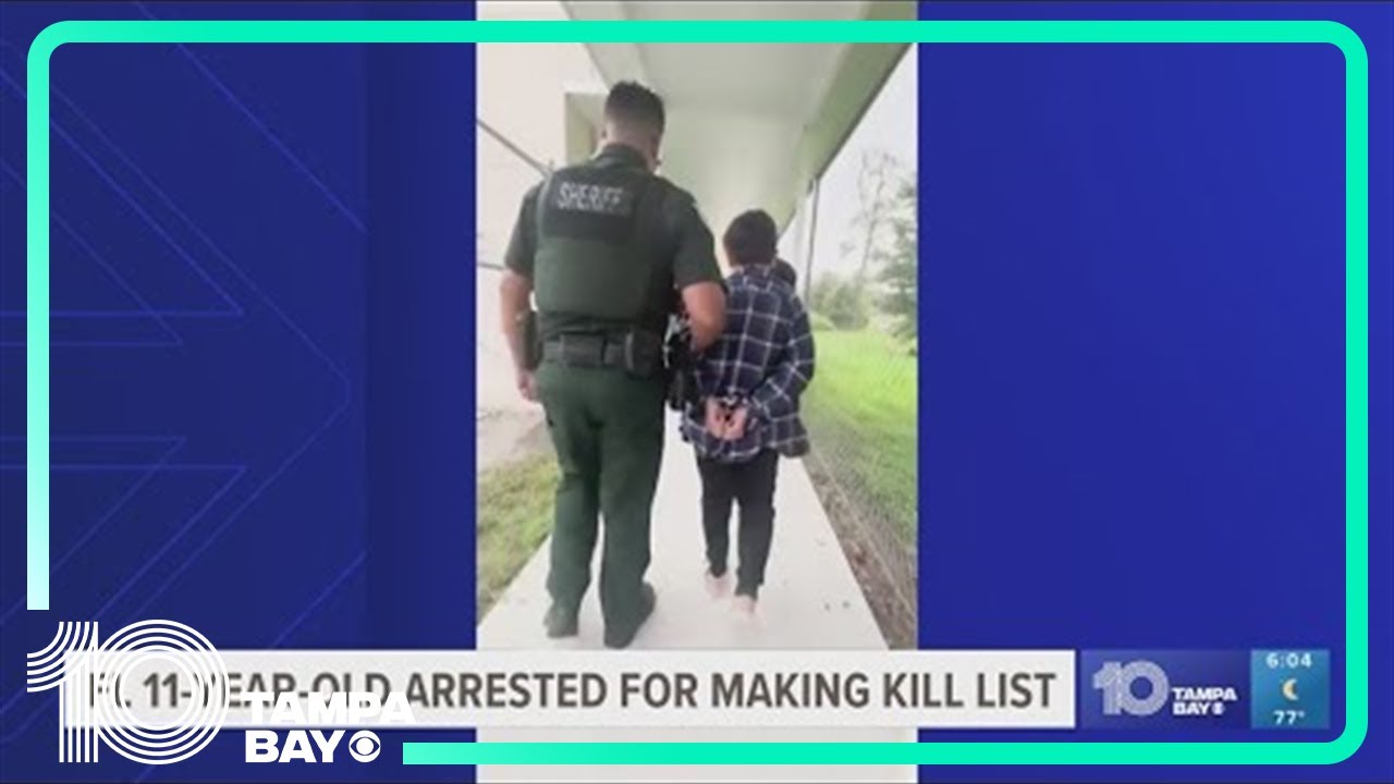 Florida 11-year-old arrested for making kill list