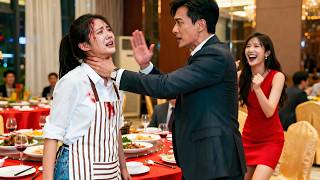 Echtgenoot beledigt en slaat vrouw om maîtresse te verdedigen; zij vlucht, trouwt met CEO, ex smeekt huilend.