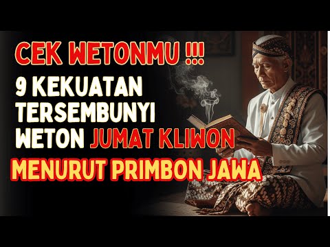 9 Kekuatan Tersembunyi Weton Jumat Kliwon Menurut Primbon Jawa, Bikin Merinding!