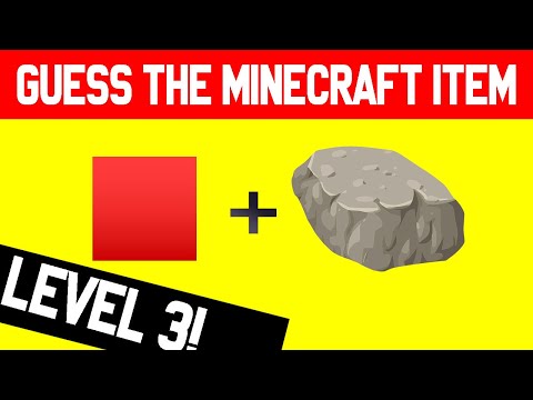Bright Nuts - Can You Guess Minecraft Items and Mobs by Emoji | Quiz Minecraft