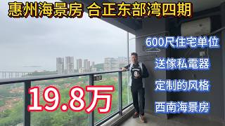 合正東部灣102座筍盤！55平方米住宅單位拎包入住全屋定制設計主題！