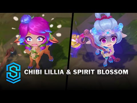 Chibi Lillia & Chibi Spirit Blossom Lillia | Teamfight Tactics