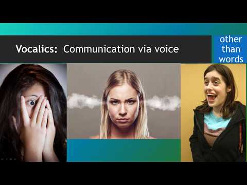 Nonverbal Codes: Vocalics Video