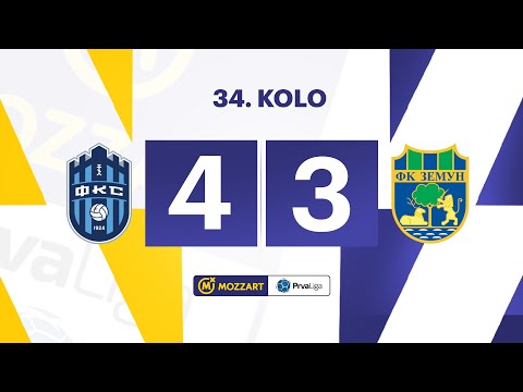 Mozzart Bet Prva liga Srbije 2024/25 - 34.Kolo: SMEDEREVO 1924 – ZEMUN 4:3 (2:2)