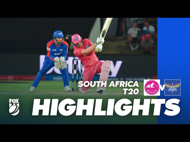 Paarl’s punishing partnership 🤝 | Royals vs. Durban’s Super Giants | SA20 Highlights | Fox Cricket