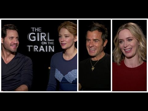 The Girl On The Train Cast on Why The Movie is Bizarrely Relatable! Emily Blunt, Justin Theroux