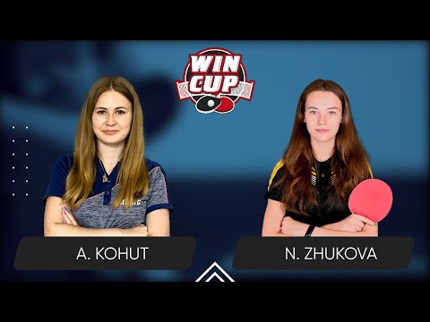15:00 Alina Kohut - Nadiia Zhukova West 3 WIN CUP 13.11.2023 | TABLE TENNIS WINCUP