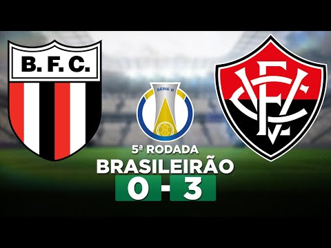 BOTAFOGO-SP 0 x 3 VITÓRIA Campeonato Brasileiro Série B 2023 5ª Rodada | Narração