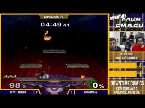 Downtime Downsplash - Singles WQ: Motoko (Falco) vs. BananaSlam (Pikachu)