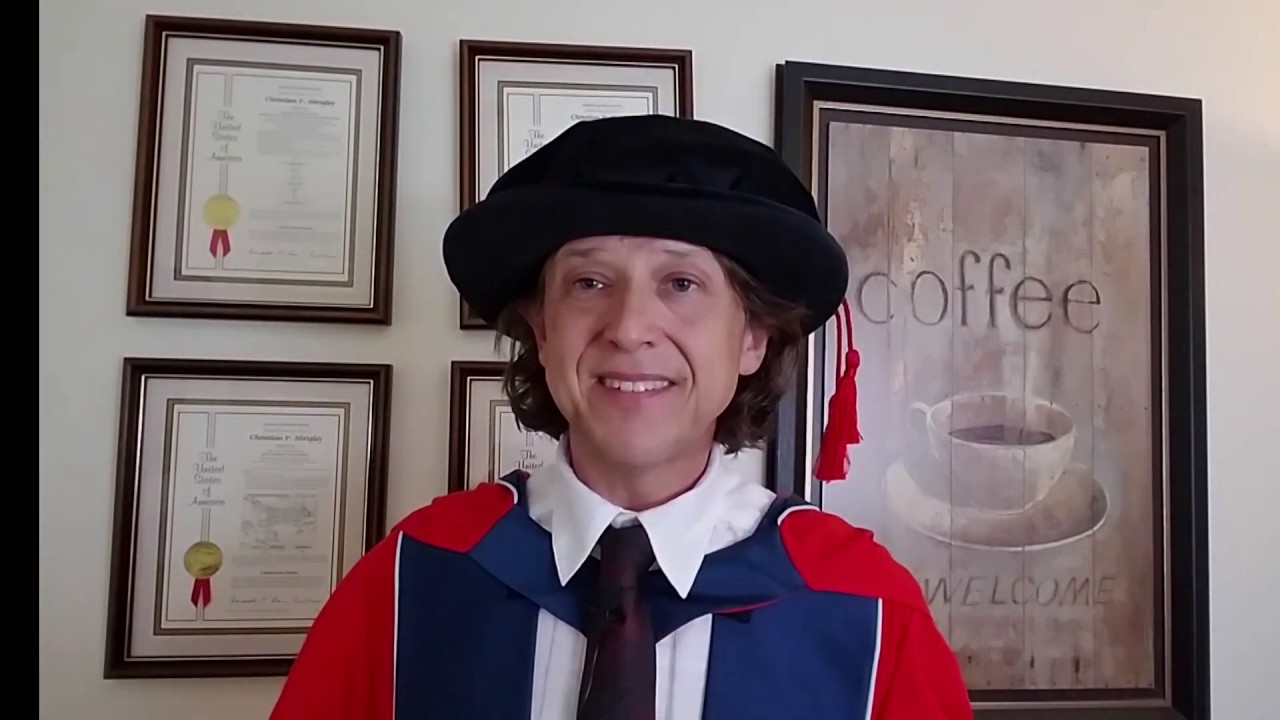 Derby Graduation - July 2019 - Honorand Chris Shrigley