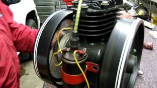 Briggs & Stratton engine turned into a flywheel engine!