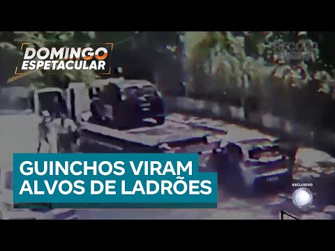 José Claudio o Carioca Guincheiro de Juquitiba na Matéria do Domingo Espetacular da Record