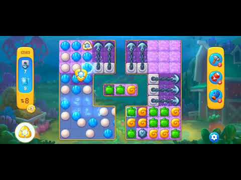 Fishdom Easy Level 12163 (with full seashell) @choraelmin