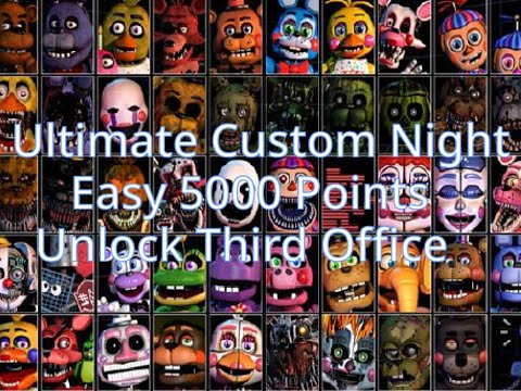 FNaF UCN How to Get 5000 Points and Third Office Easily
