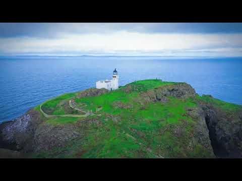DJI Mini 3 flight at Fidra Lighthouse, Edinburgh UK