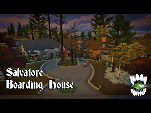 SALVATORE BOARDING HOUSE | The Sims 4 | Video Tour | THE TWILIGHT HOURS COLLAB