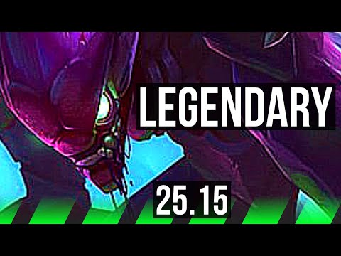 KHA'ZIX vs TRUNDLE (JGL) | 16/2/6, Legendary | KR Master | 25.15