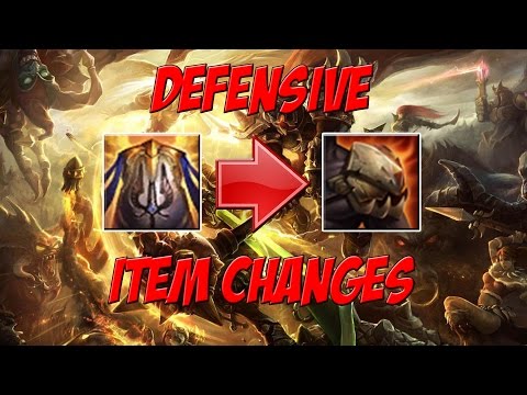 Defensive Item Changes Patch 5.16 [League of Legends]