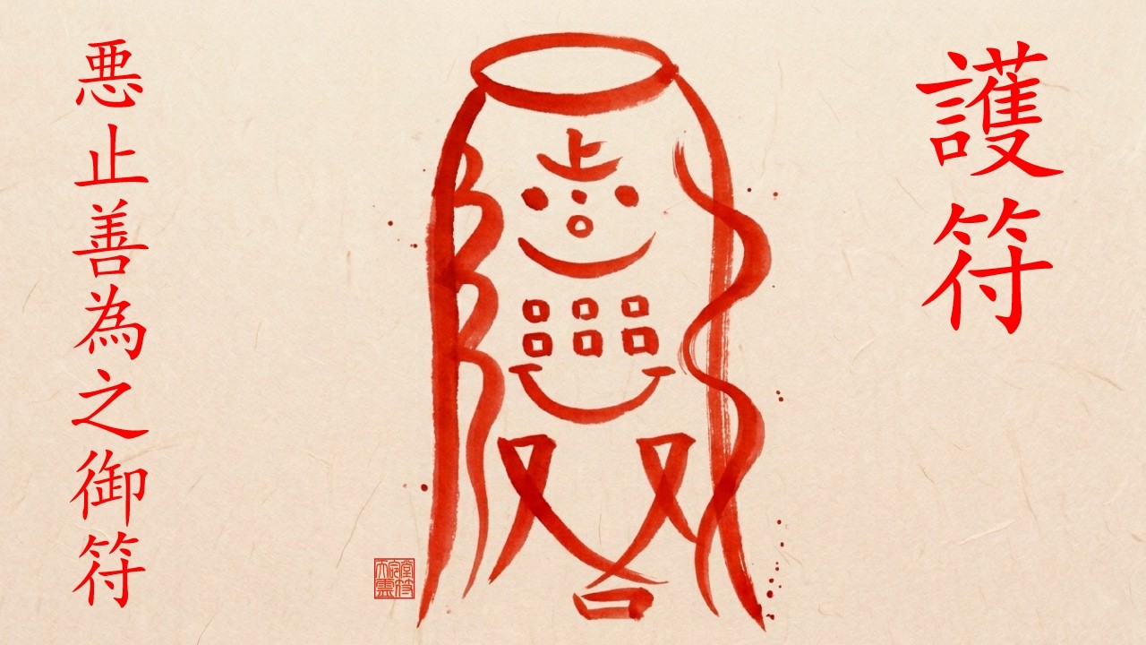 【聴く護符】悪を止め善へ│絶望を希望へ転じる│悪止善為之御秘符│陰陽道・修験道秘伝の護符│聴き流し祈り唄