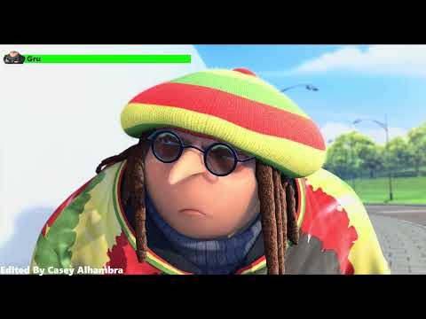 Gru vs. Vector (Second Fight) with healthbars