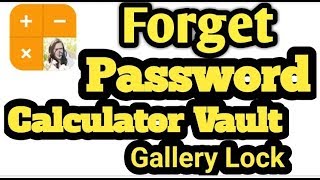 How to hack Photovault ||unlock photo vault without password||… how to forget passward