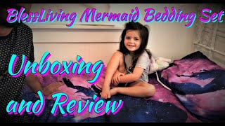 BlessLiving Mermaid Bedding Set - Unboxing and Review