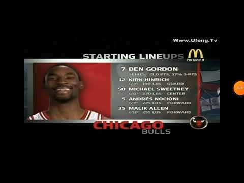 2006 Eastern Conference Quarterfinals Game 6 intro MIA VS CHI