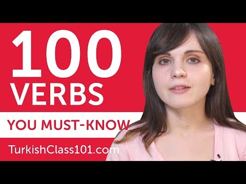 100 Verbs Every Turkish Beginner Must-Know