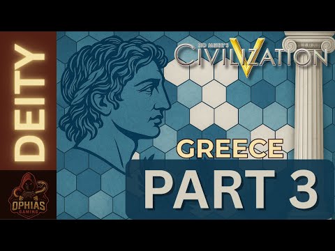Civilization V (Deity) — Greece | Part 3 | No Commentary [1440p]