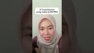 Download lagu 4 TEMA KONTEN YANG RAMAI DI FB PRO ‼️ #edukasifbpro #tipsandtricks #fbpropemula #fbpro  #fbreelsfyp mp3