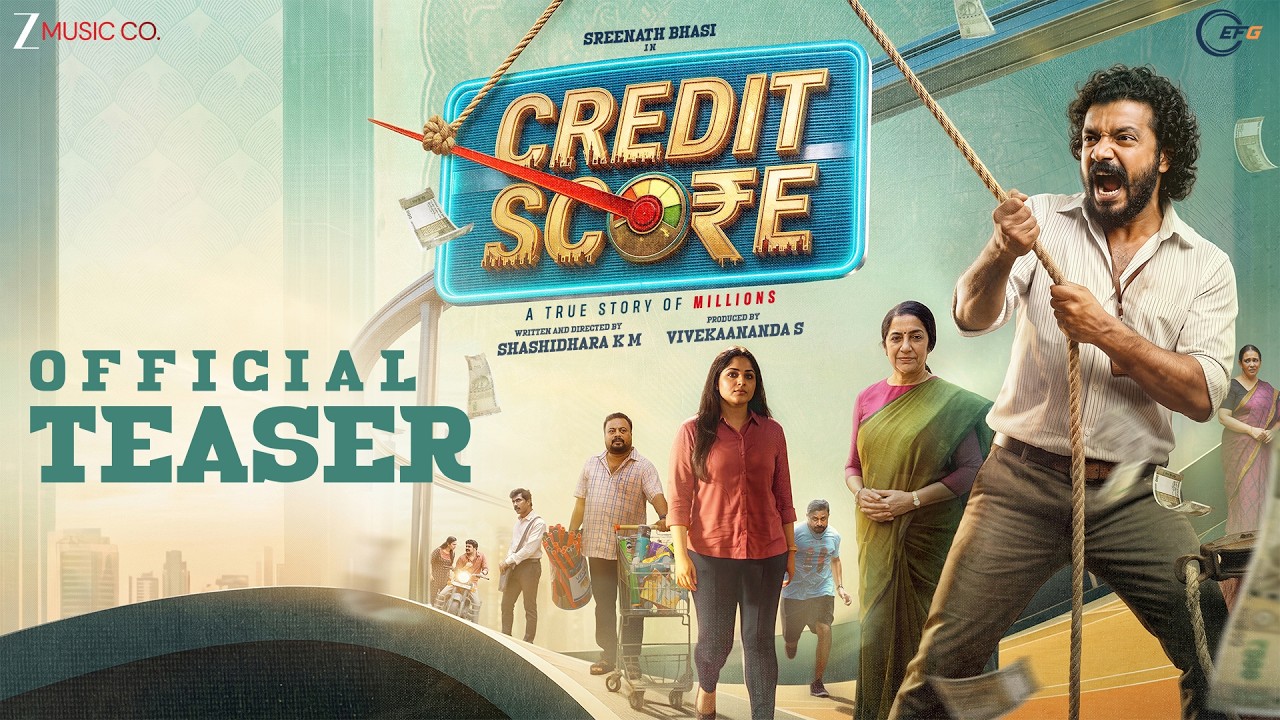 Credit Score (Hindi) - Official Teaser | Sreenath Bhasi & Suhasini Maniratnam | Shashidhara KM