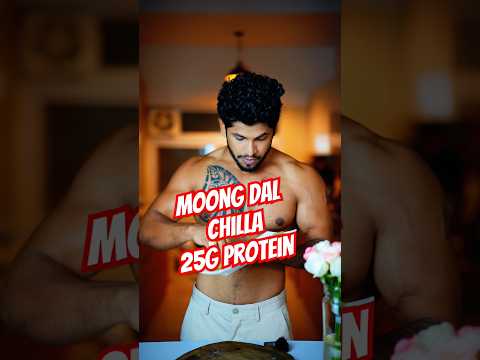 High protein Moong Dal Chilla #diet #cooking #recipe #shrazfit #dietrecipe #healthyfood