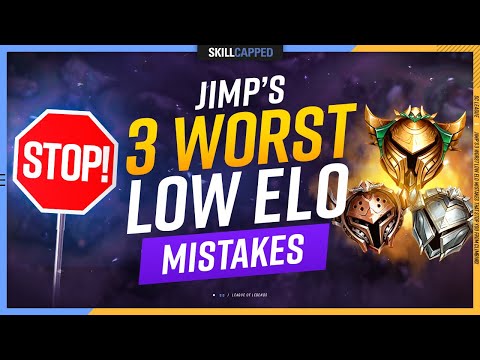 Jimp's 3 WORST Low Elo MISTAKES that STOP YOU from CLIMBING!