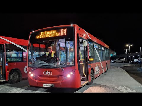 Plymouth Citybus WA08 LDN on 84 to Milehouse