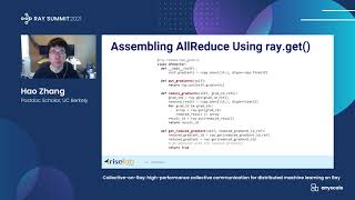 Collective-on-Ray: High-performance Collective Communication for Distr