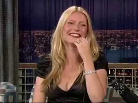 Gwyneth Paltrow can't stop laughing at Conan's British impression