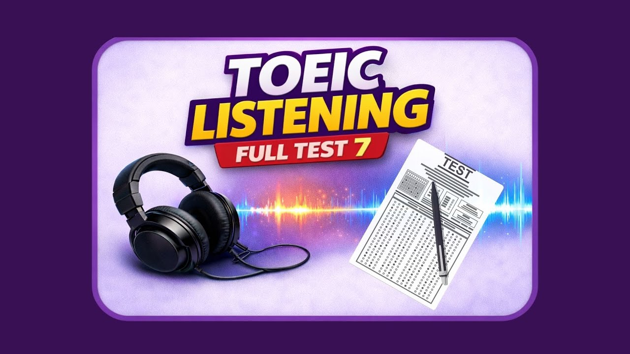 TOEIC Listening Practice Test 7 (July 2025) #toeic #toeiclistening