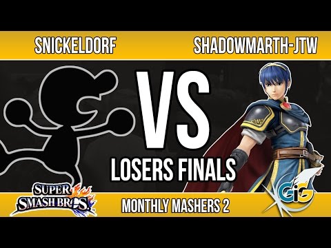 GiG- Monthly Mashers 2- Smash 4 LF: Snickeldorf VS GOG| ShadowMarth-JTW