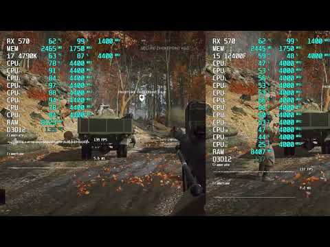 i7 4790K vs  i5 12400F